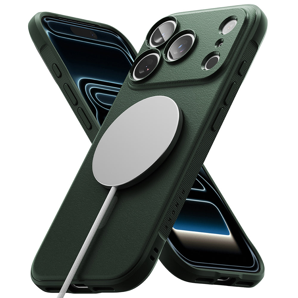 MagSafe-etui til Apple iPhone 18 Pro / 17 Pro, Ringke, Onyx, Mørkegrøn