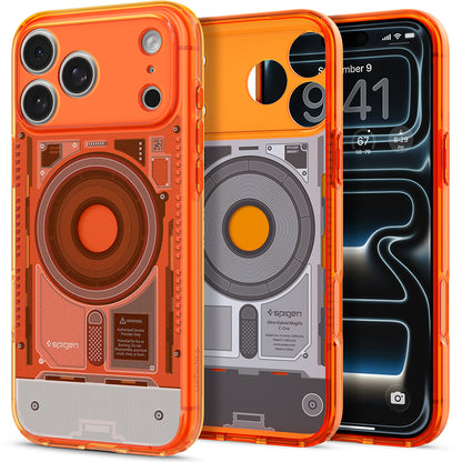 MagSafe-etui til Apple iPhone 18 Pro / 17 Pro, Spigen, Ultra Hybrid C-One, Orange ACS11986