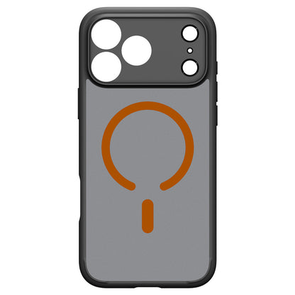 MagSafe-etui til Apple iPhone 18 Pro / 17 Pro, Spigen, Ultra Hybrid, Sort Orange Satin ACS12162