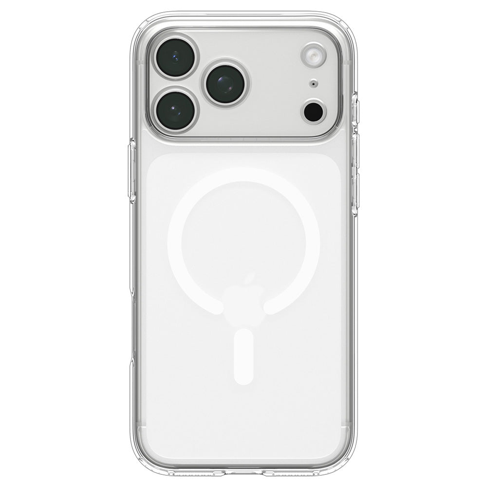 MagSafe-etui til Apple iPhone 18 Pro / 17 Pro, Spigen, Ultra Hybrid, Transparent Hvid ACS12155