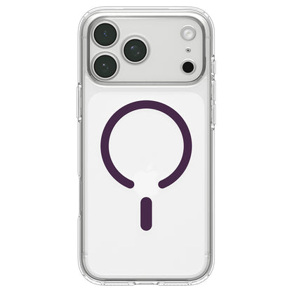 MagSafe-cover til Apple iPhone 18 Pro / 17 Pro, Spigen, Ultra Hybrid, gennemsigtig bordeaux ACS12335