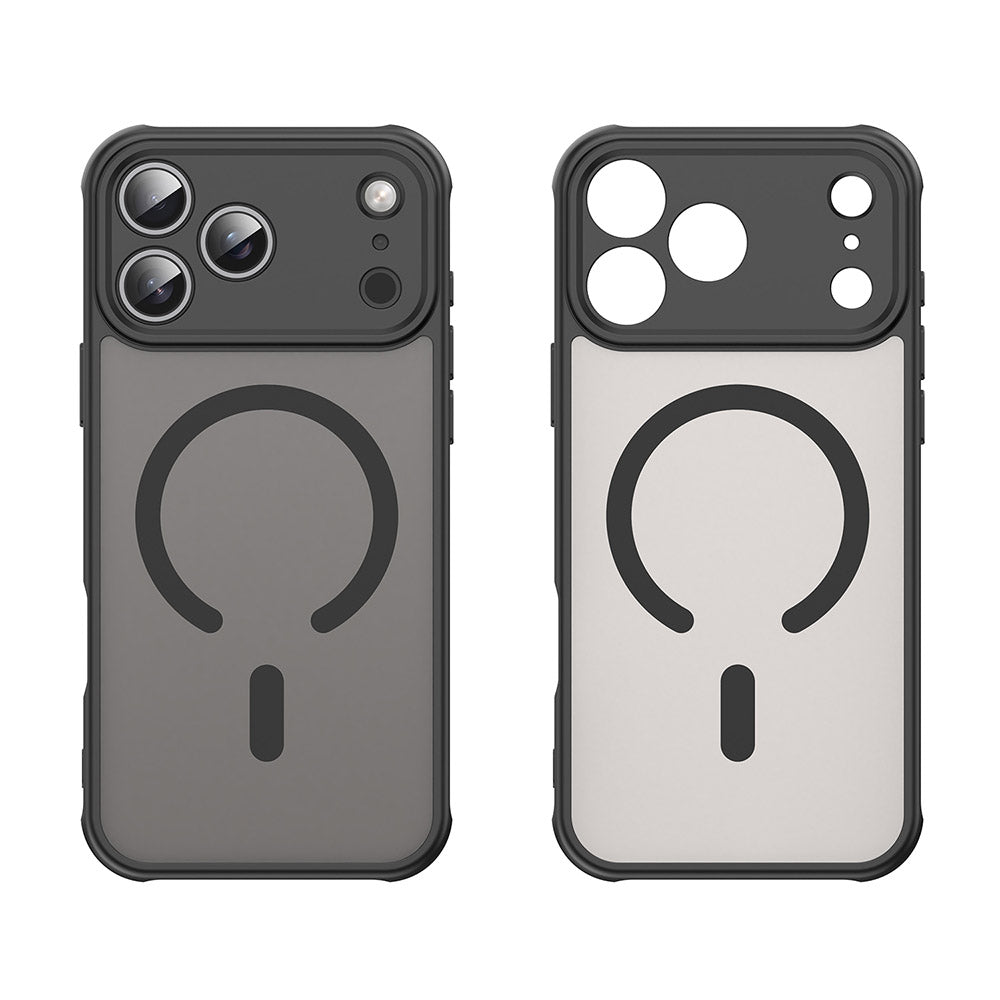 MagSafe-etui til Apple iPhone 18 Pro / 17 Pro, Techsuit, HaloFrost II, Sort