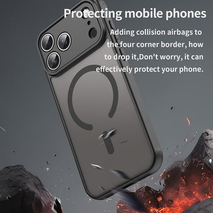 MagSafe-etui til Apple iPhone 18 Pro / 17 Pro, Techsuit, HaloFrost II, Sort