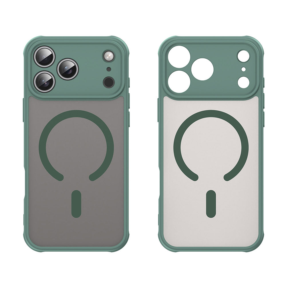 MagSafe-etui til Apple iPhone 18 Pro / 17 Pro, Techsuit, HaloFrost II, Grøn