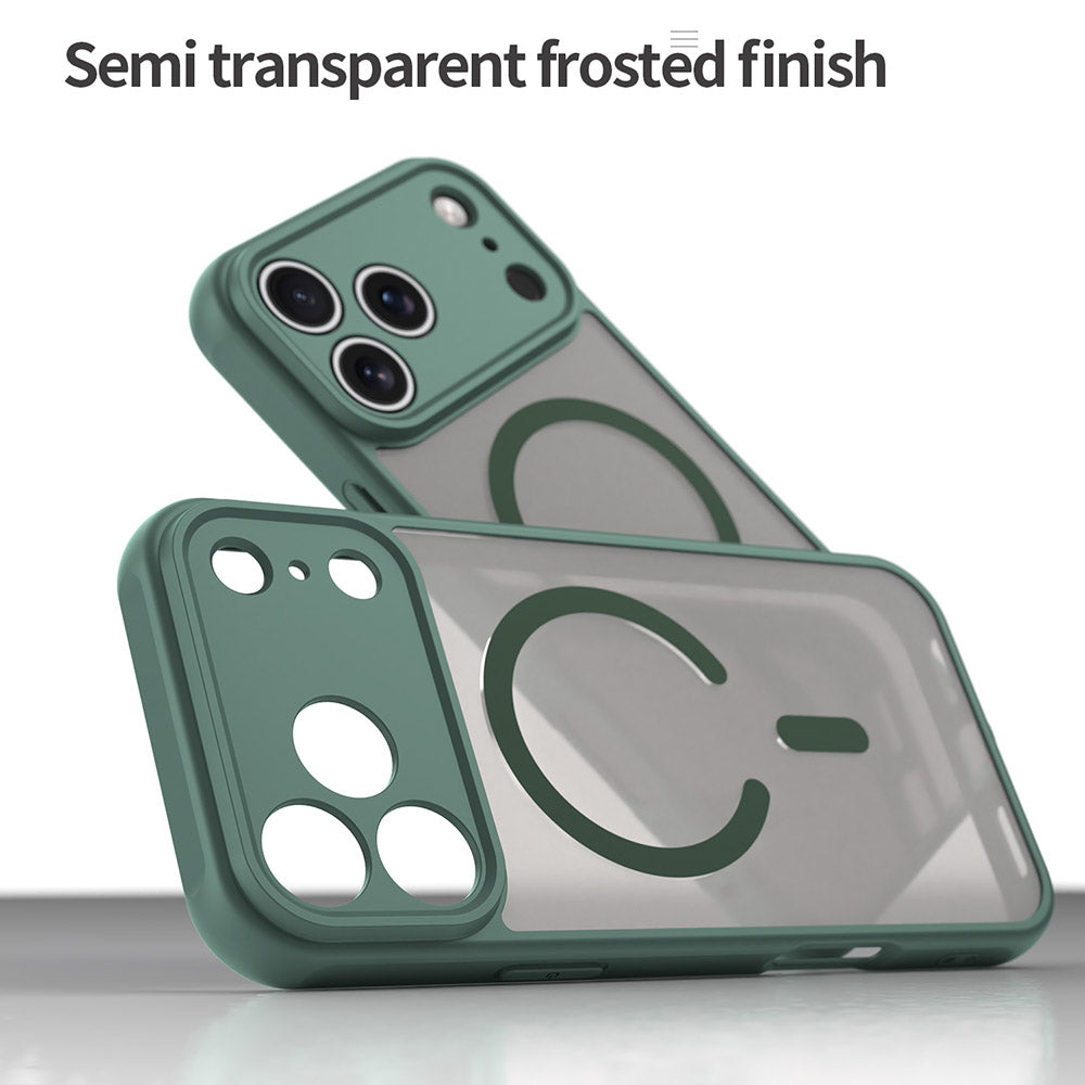 MagSafe-etui til Apple iPhone 18 Pro / 17 Pro, Techsuit, HaloFrost II, Grøn