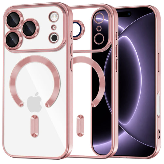 MagSafe-etui til Apple iPhone 18 Pro / 17 Pro, Techsuit, Luxury Crystal, Pink