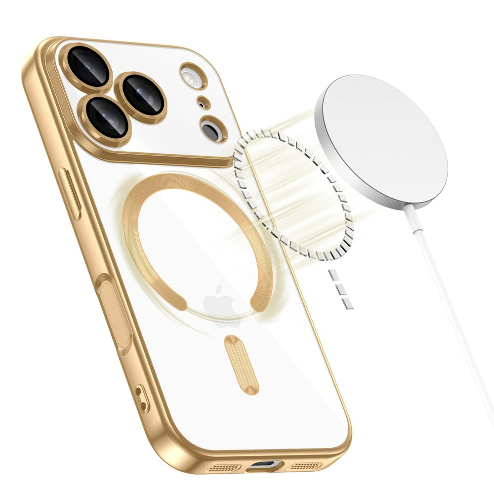 MagSafe-etui til Apple iPhone 18 Pro / 17 Pro, Techsuit, Luxury Crystal, Mørkegrøn