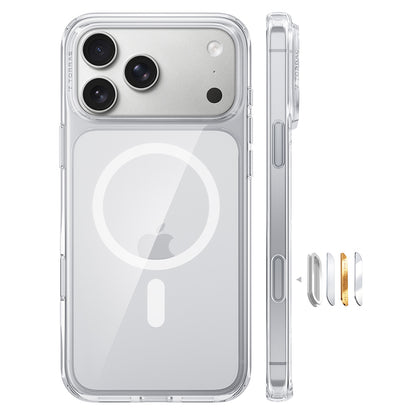 MagSafe-etui til Apple iPhone 18 Pro / 17 Pro, Torras, Guardian, Transparent