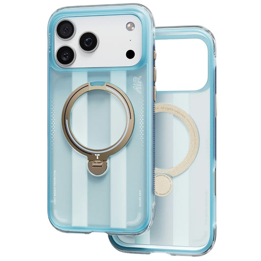 MagSafe-etui til Apple iPhone 18 Pro / 17 Pro, Torras, Ostand Q3 Air Football, Blå