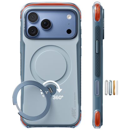 MagSafe-etui til Apple iPhone 18 Pro / 17 Pro, Torras, Ostand Q3 Air Pro, Blå
