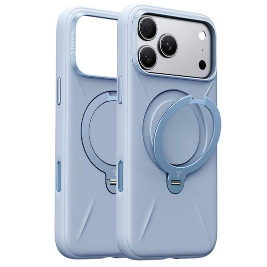 MagSafe-etui til Apple iPhone 18 Pro / 17 Pro, Torras, QPRO Silikone, Blå