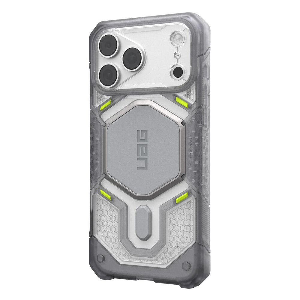 MagSafe-etui til Apple iPhone 18 Pro / 17 Pro, Urban Armor Gear, Monarch Pro, Sølv