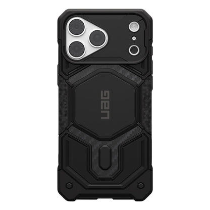 MagSafe-etui til Apple iPhone 18 Pro / 17 Pro, Urban Armor Gear, Monarch Pro Carbon, Sort