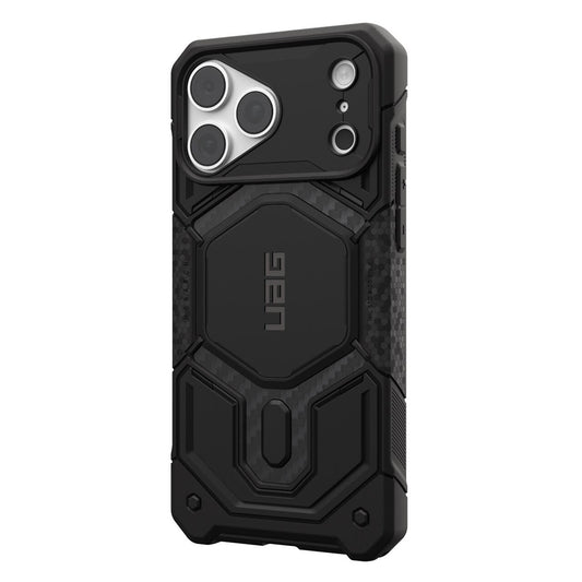 MagSafe-etui til Apple iPhone 18 Pro / 17 Pro, Urban Armor Gear, Monarch Pro Carbon, Sort