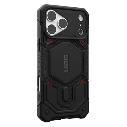 MagSafe-etui til Apple iPhone 18 Pro / 17 Pro, Urban Armor Gear, Monarch Pro Kevlar, Sort