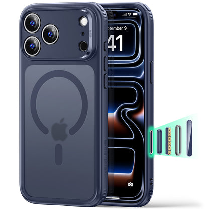 MagSafe-etui til Apple iPhone 18 Pro, ESR, Classic Hybrid, Satinblå