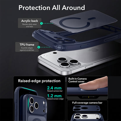 MagSafe-etui til Apple iPhone 18 Pro, ESR, Classic Hybrid, Satinblå