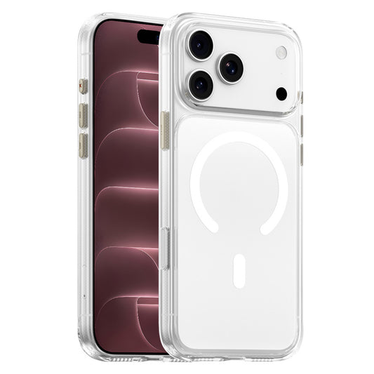 MagSafe-cover til Apple iPhone 18 Pro Max / 17 Pro Max, Blueo, Crystal+ Anti-Drop, gennemsigtig