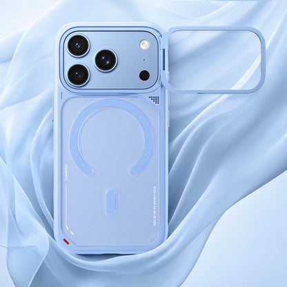 MagSafe-cover til Apple iPhone 18 Pro Max / 17 Pro Max, Blueo, varmeafledende stander, satinbordeauxfarvet