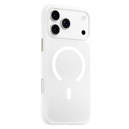 MagSafe Case for Apple iPhone 18 Pro Max / 17 Pro Max, Blueo, Skin-Friendly Anti-Drop, Satin White