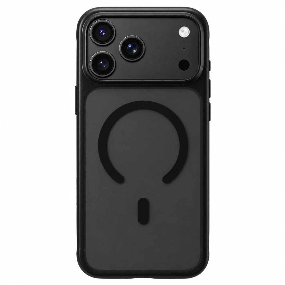 MagSafe-cover til Apple iPhone 18 Pro Max / 17 Pro Max, Blueo, hudvenlig og stødsikker, satin-sort