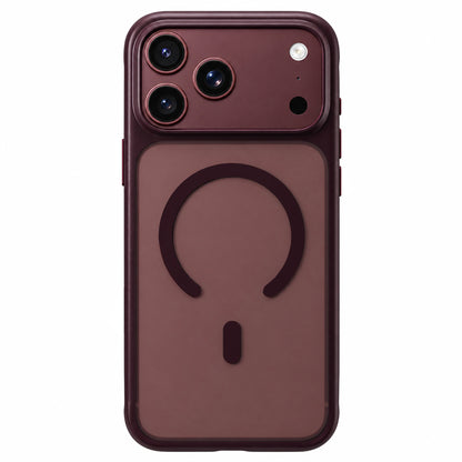 MagSafe-cover til Apple iPhone 18 Pro Max / 17 Pro Max, Blueo, hudvenlig og stødsikker, satinbordeaux