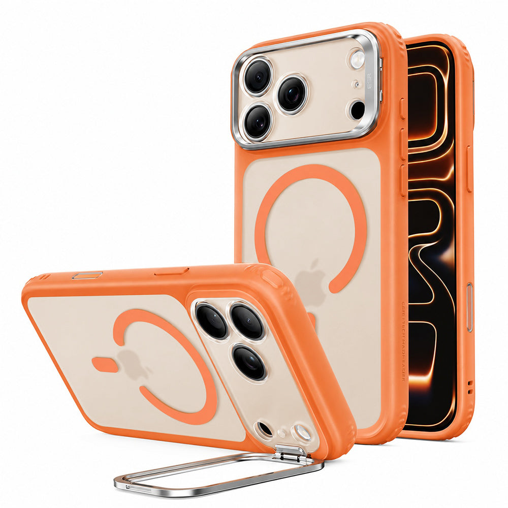 MagSafe-etui til Apple iPhone 18 Pro Max / 17 Pro Max, ESR, Classic Hybrid Kickstand, Satin Orange