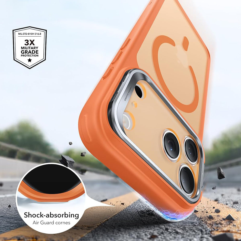 MagSafe-etui til Apple iPhone 18 Pro Max / 17 Pro Max, ESR, Classic Hybrid Kickstand, Satin Orange