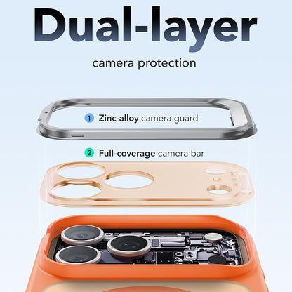 MagSafe-etui til Apple iPhone 18 Pro Max / 17 Pro Max, ESR, Classic Hybrid Kickstand, Satin Orange