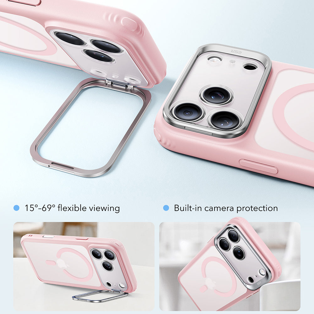 MagSafe-etui til Apple iPhone 18 Pro Max / 17 Pro Max, ESR, Classic Hybrid Kickstand, Satinrosa