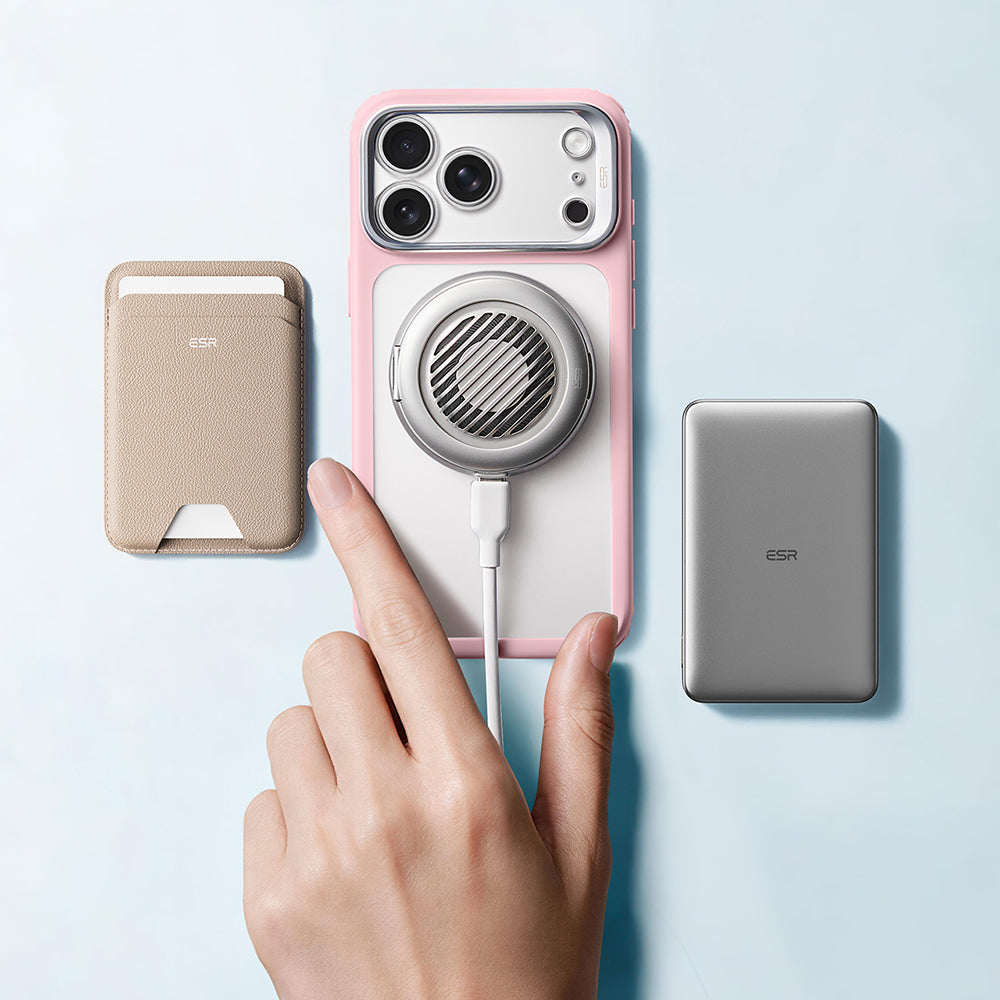 MagSafe-etui til Apple iPhone 18 Pro Max / 17 Pro Max, ESR, Classic Hybrid Kickstand, Satinrosa