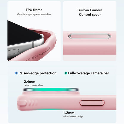 MagSafe-etui til Apple iPhone 18 Pro Max / 17 Pro Max, ESR, Classic Hybrid Kickstand, Satinrosa