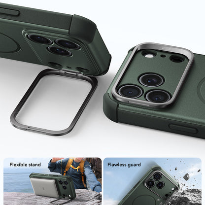 MagSafe-etui til Apple iPhone 18 Pro Max / 17 Pro Max, ESR, Cyber Armor Kickstand, Grøn