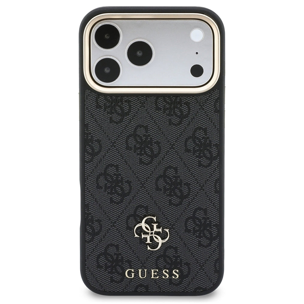 MagSafe-cover til Apple iPhone 18 Pro Max / 17 Pro Max, Guess, 4G Cardslot & Big Strap, sort