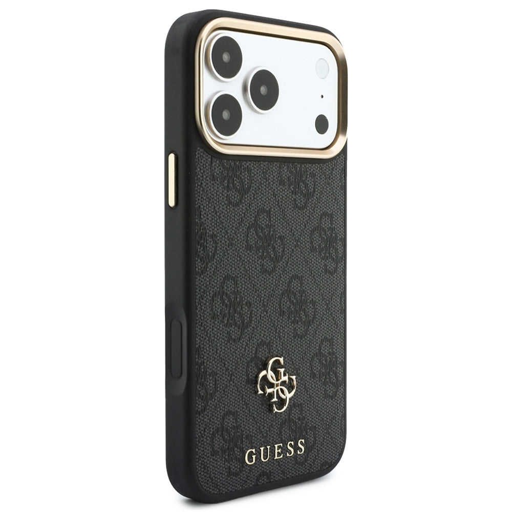 MagSafe-cover til Apple iPhone 18 Pro Max / 17 Pro Max, Guess, 4G Cardslot & Big Strap, sort