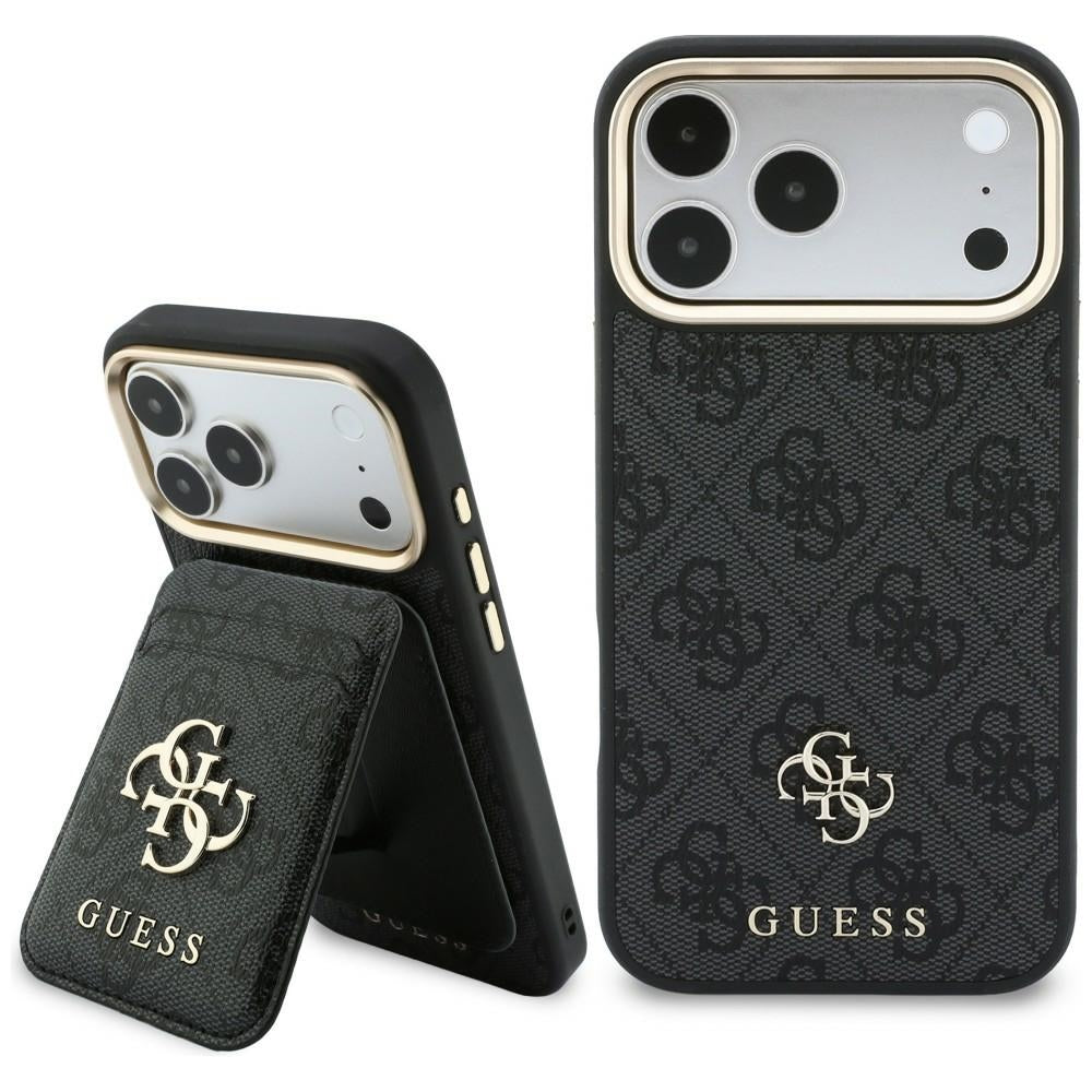 MagSafe-cover til Apple iPhone 18 Pro Max / 17 Pro Max, Guess, 4G Cardslot, sort