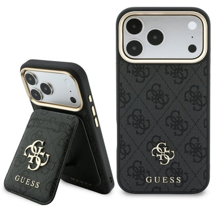 MagSafe-cover til Apple iPhone 18 Pro Max / 17 Pro Max, Guess, 4G Cardslot, sort