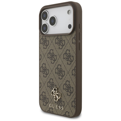 MagSafe-etui til Apple iPhone 18 Pro Max / 17 Pro Max, Guess, 4G Small and Classic, Brun