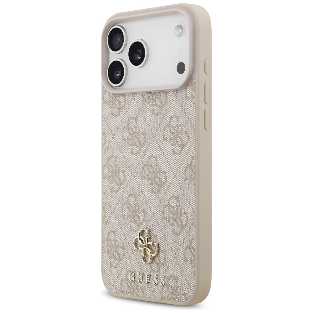 MagSafe-etui til Apple iPhone 18 Pro Max / 17 Pro Max, Guess, 4G Small and Classic, Lyserød