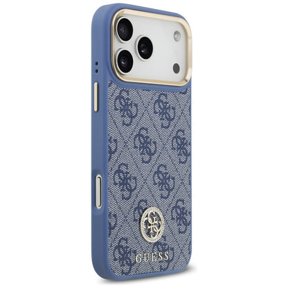 MagSafe-cover til Apple iPhone 18 Pro Max / 17 Pro Max, Guess, 4G Strass-logo, blå