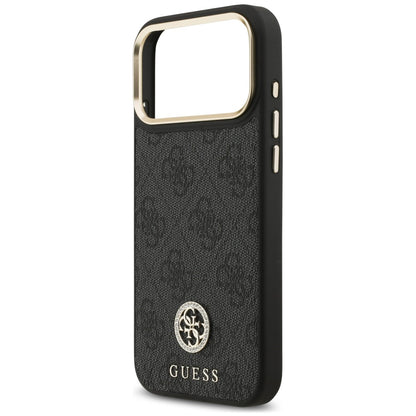 MagSafe-cover til Apple iPhone 18 Pro Max / 17 Pro Max, Guess, 4G Strass-logo, sort
