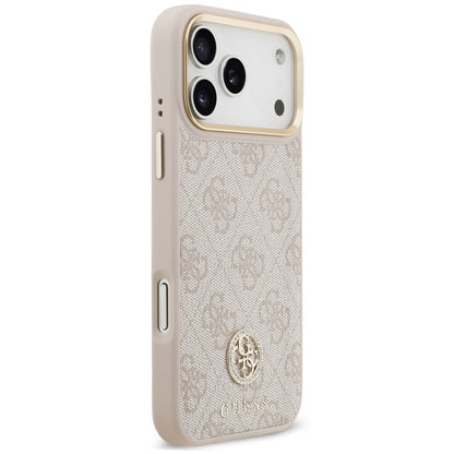 MagSafe-cover til Apple iPhone 18 Pro Max / 17 Pro Max, Guess, 4G Strass-logo, pink