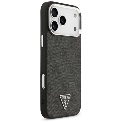 MagSafe-etui til Apple iPhone 18 Pro Max / 17 Pro Max, Guess, 4G Triangle Logo, Sort