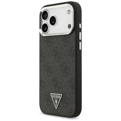 MagSafe-etui til Apple iPhone 18 Pro Max / 17 Pro Max, Guess, 4G Triangle Logo, Sort