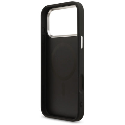 MagSafe-etui til Apple iPhone 18 Pro Max / 17 Pro Max, Guess, 4G Triangle Logo, Sort