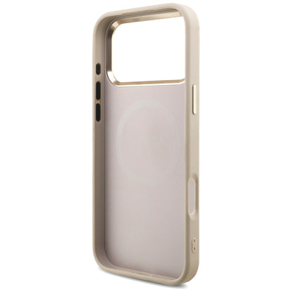 MagSafe-etui til Apple iPhone 18 Pro Max / 17 Pro Max, Guess, 4G Triangle Logo, Lyserød