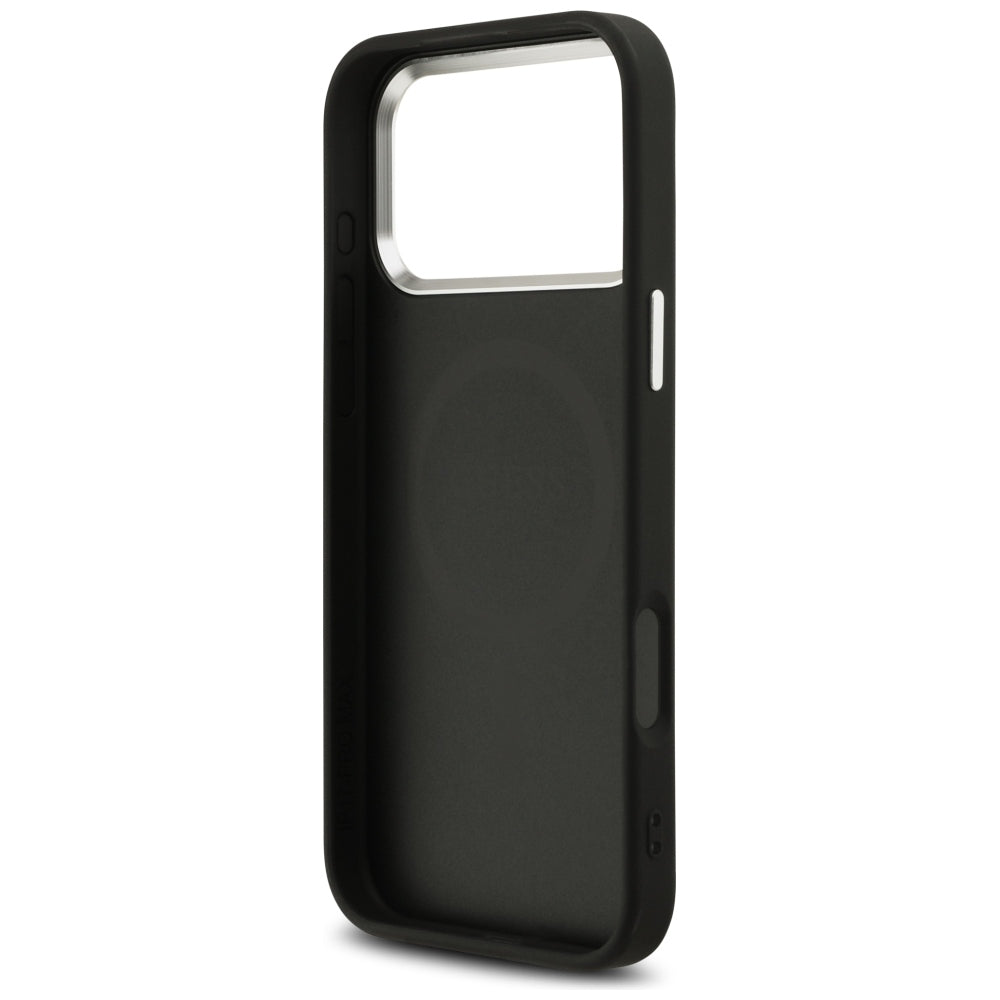 MagSafe-etui til Apple iPhone 18 Pro Max / 17 Pro Max, Guess, Glitter Triangle Logo, Sort