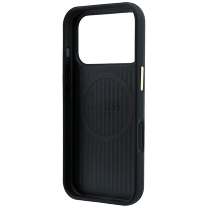 MagSafe-etui til Apple iPhone 18 Pro Max / 17 Pro Max, Guess, Kevlar Triangle Logo, Sort
