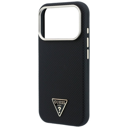 MagSafe-etui til Apple iPhone 18 Pro Max / 17 Pro Max, Guess, Kevlar Triangle Logo, Sort