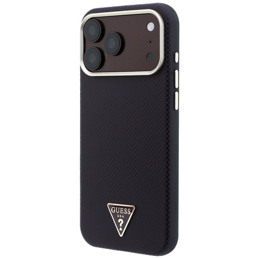 MagSafe-etui til Apple iPhone 18 Pro Max / 17 Pro Max, Guess, Kevlar Triangle Logo, Vinrød